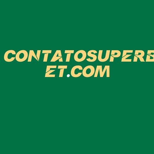 Logo da CONTATOSUPERBET